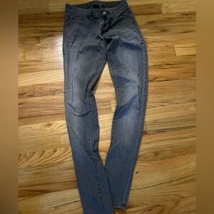 Armani Exchange Dark Gray Straight Skinny Jeans